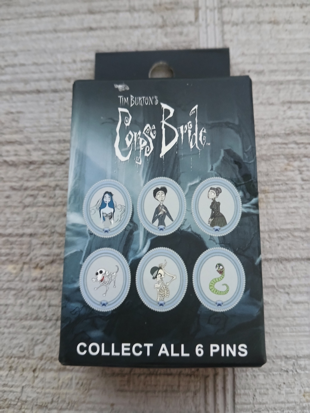 TIM BURTONS CORPSE BRIDE Collectible Blind Box Pin - NEW IN BOX